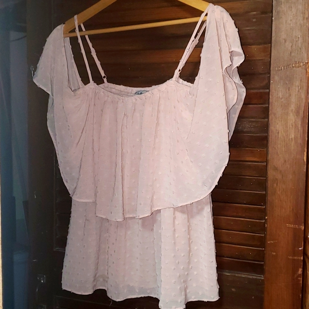 Daytrip off the shoulder tank
